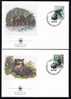 BOLIVIA  4 Covers 1991 FDC WWE WORLD WIDE FUND FOR NATURE BEARS OURS. - Beren