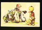 Art S.D. SALACH - CAR AUTOMOBILE TEDDY BEAR & DUCK Postcard  23530 - Bears