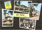 LE TEIL Ardèche 07 : Multivues Village + Armoiries Blason - Le Teil