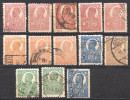 Rumänien; 1920; Michel 251/63 Y O; Ferdinand; 13 Stück - Gebraucht