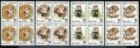 BULGARIA / BULGARIE - 1994 - Protection De La Nature - Hamsters - WWF - Bl  De 4** - Unused Stamps