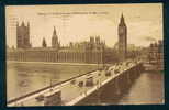 LONDON - HOUSES OF PARLIAMENT AND WESTMINSTER BRIDGE - Great Britain Grande-Bretagne Grossbritannien TO PARIS  66013 - Westminster Abbey