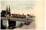 RAR Regensburg, Brücke, Kirche 1903 - Regensburg