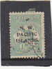 North West Pacific Islands 1918-23  Kangaroo One Shilling Blue Green Used - Used Stamps