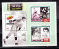 T)GAMBIA,S/SHEET,"BASEBALL ON FILM BIOGRAPHIES",MNH - Base-Ball