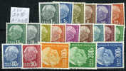 Saar #289-308 Mint Lightly Hinged Set From 1957 - Nuovi