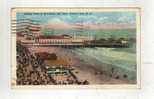 Cp, Etats-Unis, Atlantic City, General View Of Brodwalk And Piers, Voyagée 1920 - Andere & Zonder Classificatie