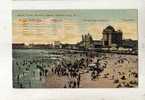 Cp, Etats-Unis, Atlantic City, Beach Front Showing Hotels, Voyagée 1912 - Andere & Zonder Classificatie