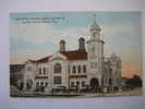 Miami  Fl       The White Temple Cornor Avenue B  & 9th Street  1921 Cancel - Miami