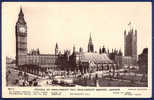 Great Britain,LONDON,HOUSES OF PARLAMENT FROM PARLIAMENT SQUARE,OLD PC - Houses Of Parliament