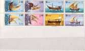 Bahrain Dhows In Arabian Gulf, Nice Topcial Set Of 8 Values Se Tenant-1980-MNH- SKRILL PAYMENT ONLY - Bahrain (1965-...)