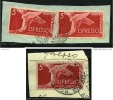 ● ITALIA 1945 / 52 - ESPRESSI - Democratica N. 25 Usati Su Framm. Fil. ?  - Cat. ? € - Lotto N. 5731 /32 - Express-post/pneumatisch