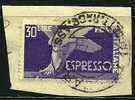 ● ITALIA 1945 / 52 - ESPRESSI - Democratica N. 29 Usato Su Frammento Fil. ?  - Cat. ? €  - Lotto N. 5733 - Eilpost/Rohrpost