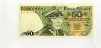 - POLOGNE  . BILLET .  50 ZL.  1988 - Pologne