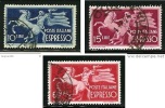 ● ITALIA 1945 / 52 - ESPRESSI - Democr. N. 26 E 27 Usati Fil. CD + 30 Fil CS  - Cat. ? €  - Lotto N. 5736 /37 /39 - Poste Exprèsse/pneumatique