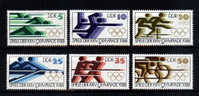 Alemania DDR 1988 YT2796-2801: Natación, Balonmano, Atletismo, Remo, Boxeo, Ciclismo. - Sommer 1988: Seoul