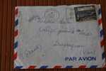 A.E.F. 1957 BANGUI MOYEN CONGO OUBANGUI CHARI COLONIE FRANCAISE OMEC FLAMME P/DRAGUIGNAN P/ AVION AFF MULTIPLE S/ LETTRE - Sonstige & Ohne Zuordnung