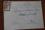 1956 LETTRE DU MAROC RABAT PROTECTORAT FRANCAIS OMEC FLAMME POUR NICE 06 MARCOPHILIE PAR AVION AIR MAIL - Lettres & Documents