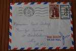 1957 LETTRE MAROC: Fés FEZ VILLE NOUVELLE PROTECTORAT FRANCAIS OMEC FLAMME P/NICE 06 MARCOPHILIE PAR AVION AIR MAIL - Cartas & Documentos