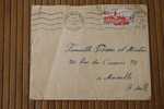 1951 LETTRE MAROC: CASABLANCA PROTECTORAT FRANCAIS OMEC FLAMME P/ MARSEILLE  06 MARCOPHILIE PAR AVION AIR MAIL - Brieven En Documenten