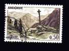 Andorre Français N°161 Oblitéré Croix Gothique De Meritxell - Usados