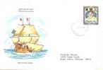 44646)lettera F.d.c. Serie Tristan Da Cunha Con Un Valore + Annullo - 1971-1980 Decimale  Uitgaven