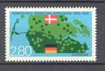 Denmark 1985 Mi. 829  2.80 Kr Bonn-Kopenhagener Erklärung Declaration Flags MNH - Ongebruikt