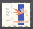 Denmark 1987 Mi. 889    2.80 (Kr) Zeitgenössische Kunst Art Lin Utzon M. Rand W. Marginal MNH** - Ungebraucht