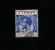 CYPRUS - 1924   GEORGE V   2½  PIASTRES  BLUE & LILAC   FINE USED - Zypern (...-1960)