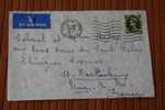 ROYAUME UNI GREAT BRITAIN BRIGHTON SUSSEX  1957  LETTRE  OMEC: P/ NICE 06 MARCOPHILIE PAR AVION AIR MAIL - Postmark Collection