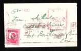 Romania 1945 INFLATION " 05.00lei" Overprint On Cover,CENSORED BUCHAREST - Lettres 2ème Guerre Mondiale