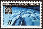 Australian Antarctic 1971 10th Anniversary Of Treaty 6c Sastrugi MNH - Ongebruikt