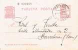 Entero Postal TARREGA (Lerida) 1932 - 1931-....