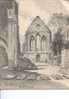 1 X Very Old Postcard Wales - Valle Crucis Abbey - Denbighshire