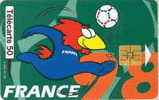 # France 821 F841 FOOTIX - RETOURNE ACROBATIQUE 50u So3 T2G 03.98  -sport,football- Tres Bon Etat - 1998
