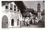 MITTENWALD STRASSE - Animated - Echte Photo - Bayern - DEUTSCHLAND - Mittenwald