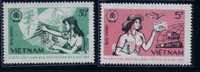 Vietnam Viet Nam TRAIN MNH Stamps 1987; Sct#1772-1773; CV$2.1 (Scott 2010) (Ms520) - Trains
