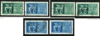 ● ITALIA 1968 / 76 - ESPRESSI - CAVALLI ALATI  N. 36 / 37 Usati - Cat. ? € - L. 5776 /77 /80 - Poste Exprèsse/pneumatique