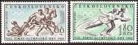 Tsjechoslawakia 1960 Squaw Valley Winter Olympics Set Michel 1183 / 1184 MH - Winter 1960: Squaw Valley