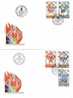 ROMANIA / Roumanie   OLYMPIC GAMES - ATLANTA  1996 Set + S/S - 3 FDC - Ete 1996: Atlanta