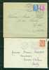 Lot De 10 Lettres (tous Scanné )affranchies Par Gandon  Et Diverrs - Ad85 - 1945-54 Marianne De Gandon