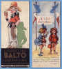 CIGARETTES CARTON PUBLICITAIRE CIGARETTES  BALTO DESSINS POULBOT Et RENE VINCENT - Andere & Zonder Classificatie