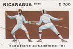 B-1983 - Nicaragua - IX Giochi Sportivi Panamericani - Fencing