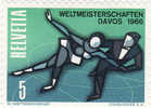 B-1966 Svizzera - Campionati Mondiali A Davos - Patinage Artistique