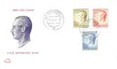 44163)lettera F.d.c. Serie Sar Grand Duc  Jean Con 3 Valori + Annullo - FDC