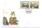 Latvia  Europa CEPT 2010  Children Book  Hedgehog + Gnome + Sailing Boats FDC  19,05,2021 - 2010