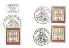 44272)cortoncino Commemorativo Wien - St. Polten Con 3 Valori + Annullo - Errores & Curiosidades