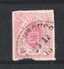 12,5c ARMOIRIES LUXEMBOURG No.18 ROSE  (o) PERCES EN LIGNES - 1859-1880 Coat Of Arms