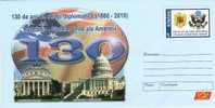 Romania / Postal Stationery / 130 Years Of Diplomatic Relations Romania - U. S. A. - Enveloppes