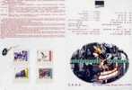 Folder 1996 Cinema Stamps Monkey Ox Aboriginal Ship Film Fan Oyster Movie - Apen